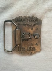 2 Vintage Belt Buckles One Schlitz 40 Horse And A O&rsquo;s Gold 40 Horse Hitch…