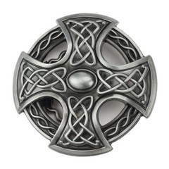 Celtic Cross Belt Buckle Western Cowboy Motorcycle Riding Belt Buckle