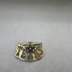 1980 LONE STAR Belt Buckle Texas USA SN 141 Vintage