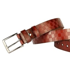 renwoxing Mens Genuine Leather Belt 1.5&Prime;, 38&Prime;-40&Prime; waist adjustable, Coffee