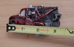 NEW!! Tow Truck Driver 3D Metal Belt Buckle Enamel Inlay