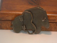 Pre-owned Metal Jeep Belt Buckle