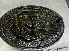 American Pride USA Bald Eagle Majestic Flying Hunting Country Flag Belt Buckle