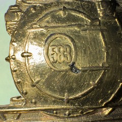 583 Locomotive Engine RAILROAD BELT BUCKLE Rare Free Shipping