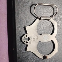 Handcuffs Theme Fine Pewter Silver Belt Buckle MPN 4632 Fits 1.5 in Belt