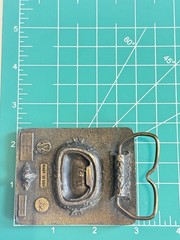 Bergamot Brass Works Vintage 1977 MOLSON Canadian Lager Beer Belt Buckle