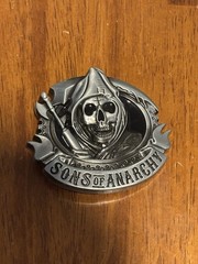 Sons of Anarchy Grim Reaper Gothic Punk Skull Motorcycle Biker Belt Buckle