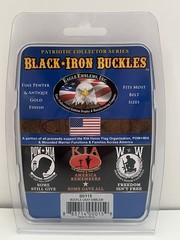 Patriotic Collector Series Black Iron Buckles Belt Buckle US AIR FORCE NIP
