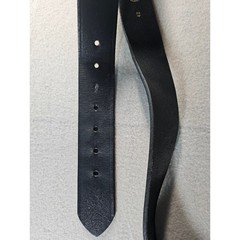 Graves Uniform Genuine Leather Black Men&rsquo;s Belt with Silver Buckle Size 42