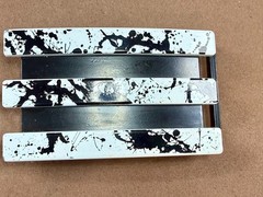 Adidas Golf 3 Stripe White & Black Ink Flash Color Trophy Award Belt Buckle