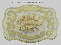 Scorpion Belt Buckles Vintage Men Gold Silver Metal Zodiac Western Cowboy Rodeo
