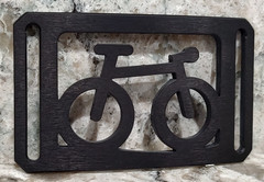 GRIP6 BELT BUCKLE – 10 SPEED BIKE – NINJA BLACK – 1.5 INCH WIDE