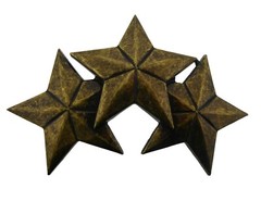 Rock Rebel Silver Famous Star & Strapes Belt Buckle Silver Gold Bling men women