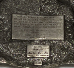 Vintage Article II « The Right to Bear Arms to be FREE » Pewter BELT BUCKLE 1982
