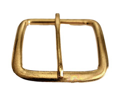 Men&rsquo;s Gold Tone Metal Belt Buckle 2 in x 1 5/8 in Fits 1 1/2 in Belt
