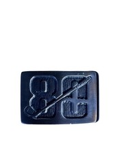 Vintage Golf Metal Belt Buckle « 80 » with Golf Club Sports Buckle (3&Prime; x 2&Prime;)