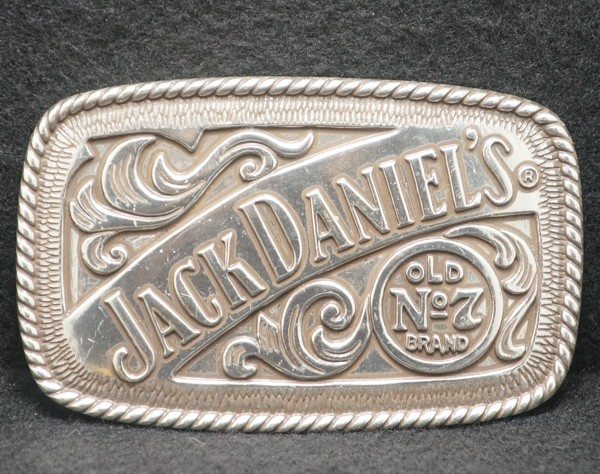 WL09155 *NOS* VINTAGE 2005 **JACK DANIEL&rsquo;S** WHISKEY BOOZE OLD NO.7 BELT BUCKLE