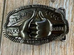 Thumb Wrestling All-Star Champion Trophy Award 2005 SMC LLC. Belt Buckle