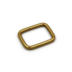 Brass Rectangular Ring Split Loop 38mm Leather Bag Strap Fastener Buckle lot