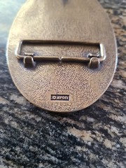 VTG Avon Brass Tone Model A Ford Car Automobile Oval Belt Buckle Casual Grunge