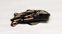 Eagle Over USA & Flag Belt Buckle #1926 Great American Buckle Co. ~ (1989)