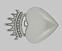 Heart Shaped Belt Buckles Crown Silver Chrome New Western Rodeo Metal Men Women
