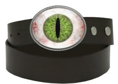 Monster Eyeball Belt Buckle – Halloween Taxidermy Cosplay Buckle – 56-E
