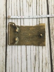 Vintage Solid Brass “Howard” Name Belt Buckle Pants 1978 Baronbuckle Stamped