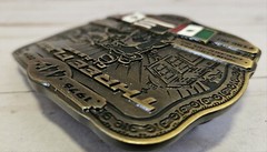 THREE 3 FLAGS CLASSIC MEXICO USA REGINA CANADA BELT BUCKLE 2019 NIP