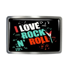 I Love Rock N&rsquo; Roll Belt Buckle – Joan Jett 80&rsquo;s Music Belt Buckle – 172