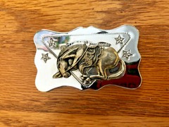 Small Bucking Bronco Rodeo Rider Belt Buckle