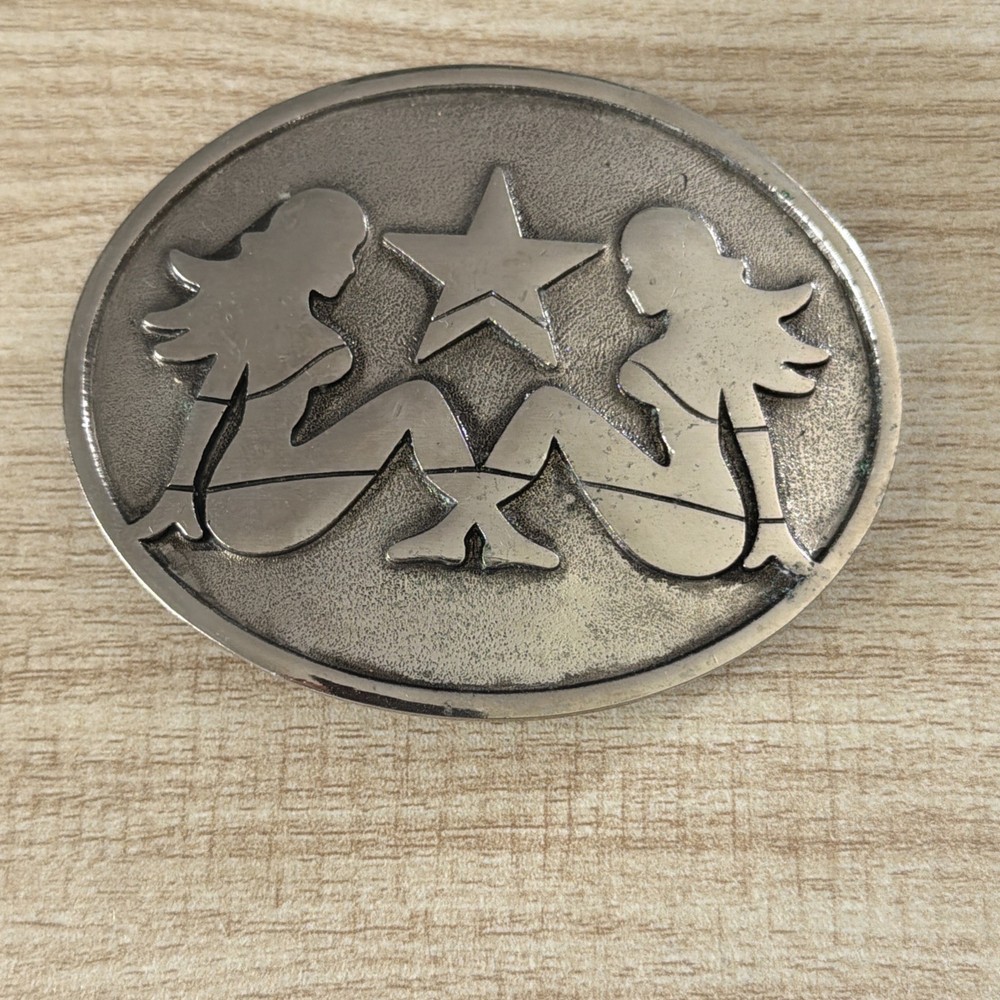 Silver Star Naked Ladies Belt Buckle 2004 The Originator Not The Imitator