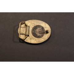San Antonio Texas Solid Brass Belt Buckle Vintage 1980s Pre-Owned # FS-0347 (O)