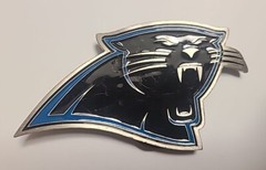 NFL Officially Licensed Carolina Panthers Football Metal Belt Buckle