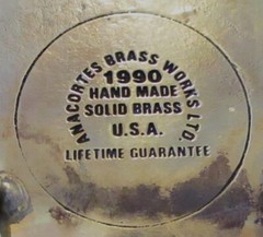 Rocky Mountain Brake Supply RMB 1991 Belt Buckle Casper & Elko Anacortes Brass