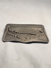 DLETA KING JUNE 1 1927- SEPT 29 1940 Belt Buckle by BILLIE BEE CREATIONS