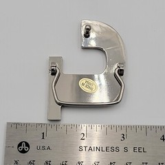 J Initial Brushed Chrome Belt Buckle 3&Prime; x 2&Prime; Up To 1 1/4&Prime; Belt