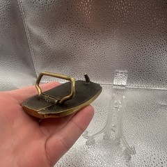 Vintage Solid Brass Longhorn Steer BTS Belt Buckle 3&Prime; x 2&Prime; Made in USA