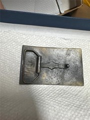 Vintage Budweiser Brass Belt Buckle