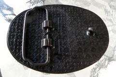 CALGARY STATIONERS BELT BUCKLE 3&Prime; by 2 1/4&Prime;