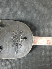 1979 3D 1ST INTERNATIONAL TREASURE HUNT Metal Detector BELT BUCKLE TEXAS ***