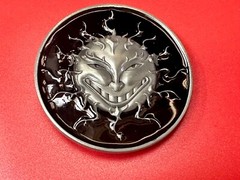 Falling Evil Sun Face – Solar Flare Black Color Belt Buckle By Buckle Rage