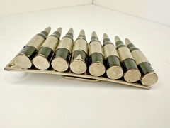 Gun Bullet&rsquo;s Shell Casing Chain Belt Buckle