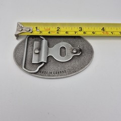 Vintage Belt Buckle BUILT FORD TOUGH Canada and Keychain