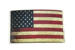 New US Men American Women Country Flag Belt Buckle Western Cowgirl Cowboy Rodeo