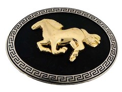 Horse Belt Buckle Western Cowgirl Cowboy Unisex Rodeo Fashon New Men Women Metal