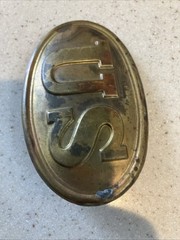 Vintage U.S. Civil War Union Army (1861-65) Enlisted Mans Brass Lead Belt Buckle