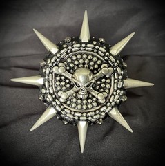 Skull Spiked Belt Buckle Archive 2007-09 Reworked 2026 OOAK Darren McNeese