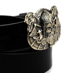 German silver belt buckle  » Viking »; Scandinavian german silver warrior buckle