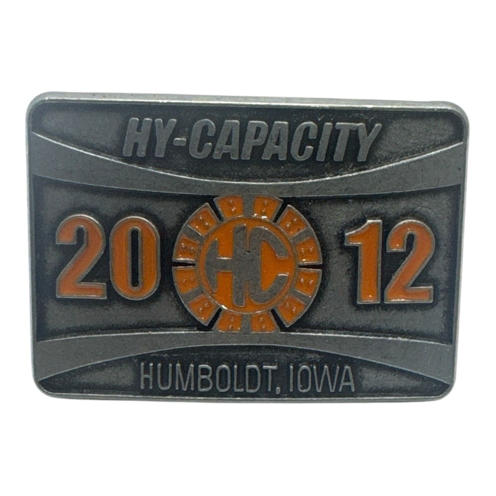 Hy-Capacity Belt Buckle Made in USA Humboldt Iowa 3.5×2.5 Fits 1.75” Belt NEW